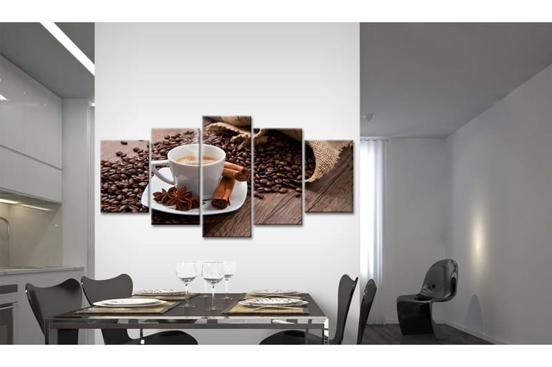 Tavla Good Start To The Day 100X50 Brun|Vit - Artgeist sp. z o. o. - Inredning & dekor - Tavlor & konst - Canvastavla