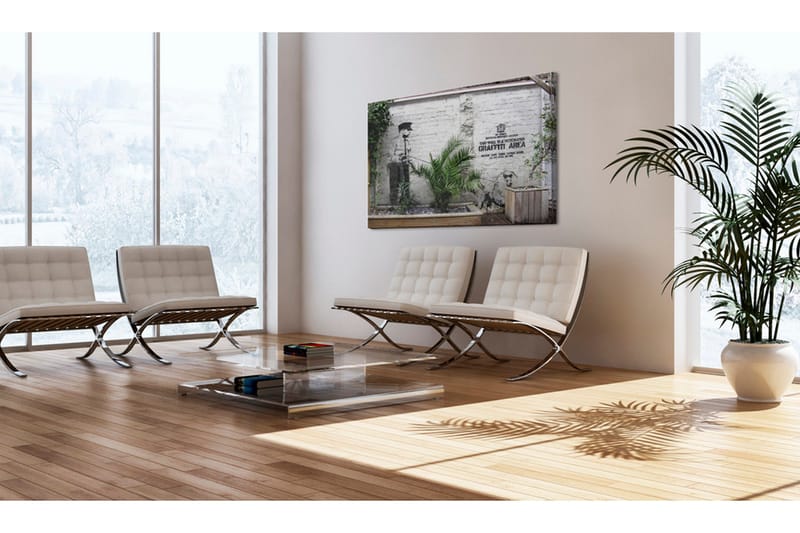 Tavla Graffiti Area Banksy 60x40 - Artgeist sp. z o. o. - Inredning & dekor - Tavlor & konst - Canvastavla