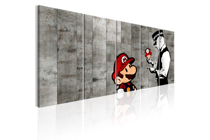 Tavla Graffiti On Concrete 225x90, Artgeist sp. z o. o.