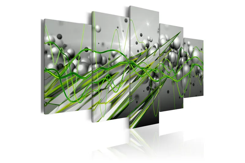 Tavla Green Rhythm 100x50, Artgeist sp. z o. o.