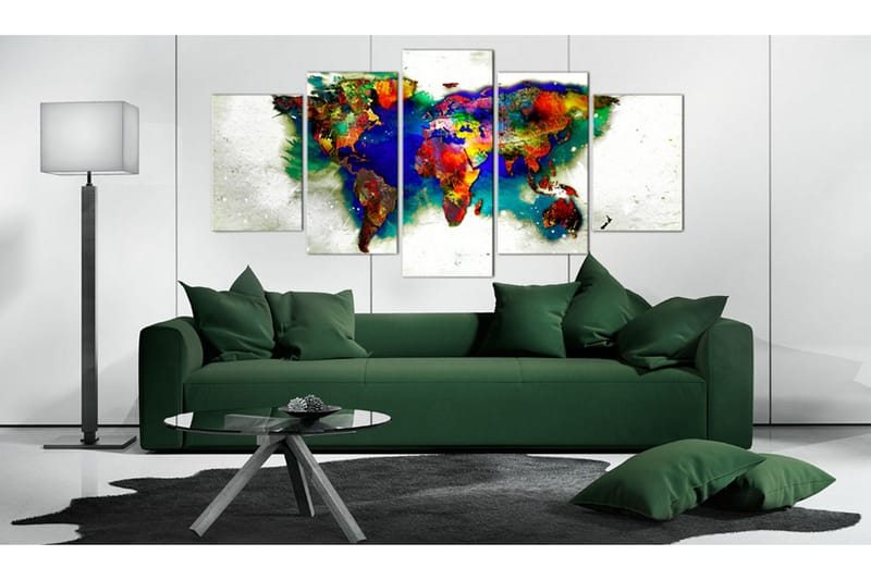 Tavla Green Planet 200x100 - Artgeist sp. z o. o. - Inredning & dekor - Tavlor & konst - Canvastavla