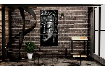 Tavla Grey Buddha 60x120 - Artgeist sp. z o. o. - Inredning & dekor - Tavlor & konst - Canvastavla