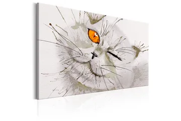 Tavla Grey Cat 120x80 - Artgeist sp. z o. o. - Inredning & dekor - Tavlor & konst - Canvastavla