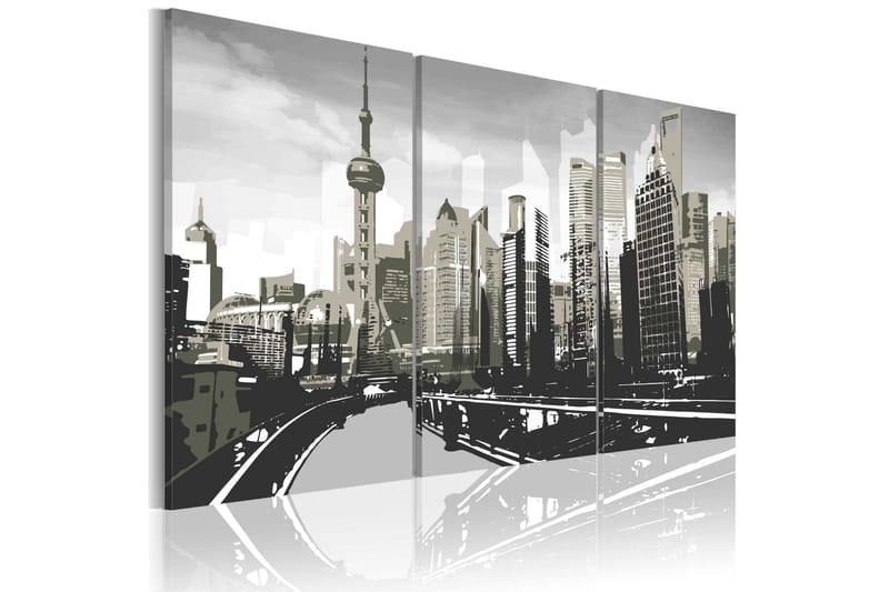 Tavla Grey Shanghai 120x80, Artgeist sp. z o. o.