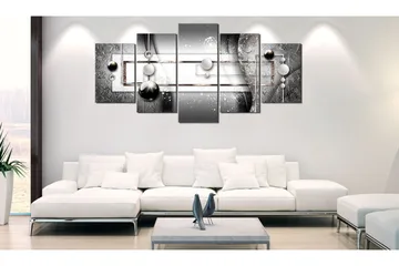 Tavla Grey Symmetry 200x100 - Artgeist sp. z o. o. - Inredning & dekor - Tavlor & konst - Canvastavla
