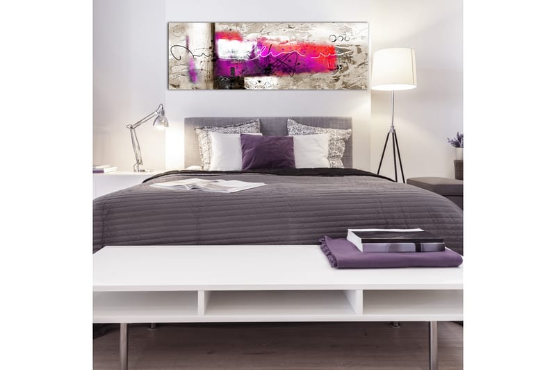 Tavla Hammer 1 Part Pink Narrow 150X50 Flerfärgad|Beige - Artgeist sp. z o. o. - Inredning & dekor - Tavlor & konst - Canvastavla