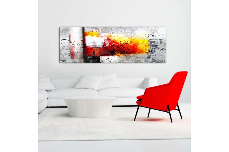 Tavla Hammer 1 Part Red Narrow 135X45 Flerfärgad - Artgeist sp. z o. o. - Inredning & dekor - Tavlor & konst - Canvastavla