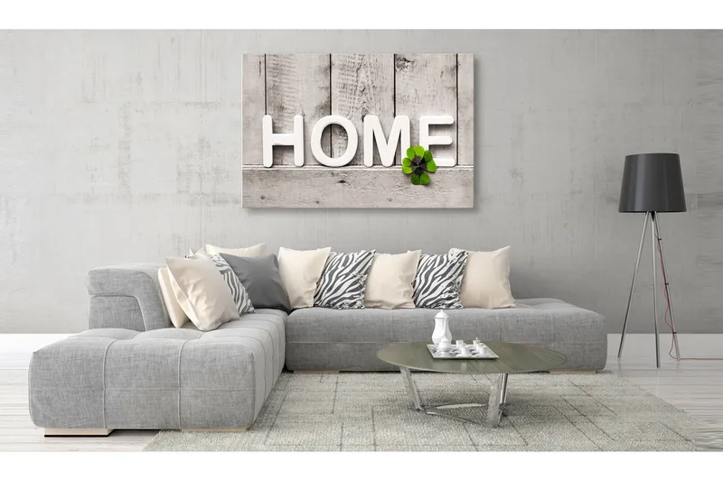 Tavla Happy Home 90x60, Artgeist sp. z o. o.