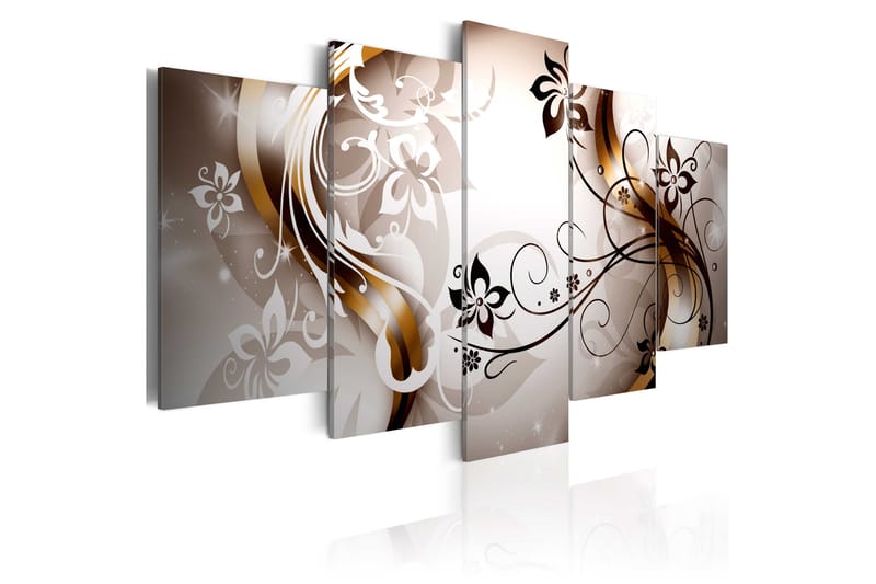 Tavla Harmonious Delicacy 100X50 Flerfärgad|Vit, Artgeist sp. z o. o.