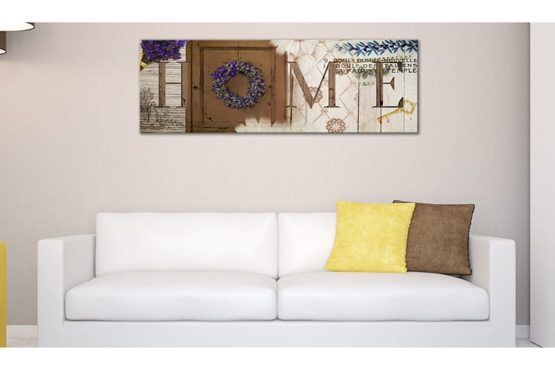 Tavla Heather Wreath 135x45 - Artgeist sp. z o. o. - Inredning & dekor - Tavlor & konst - Canvastavla
