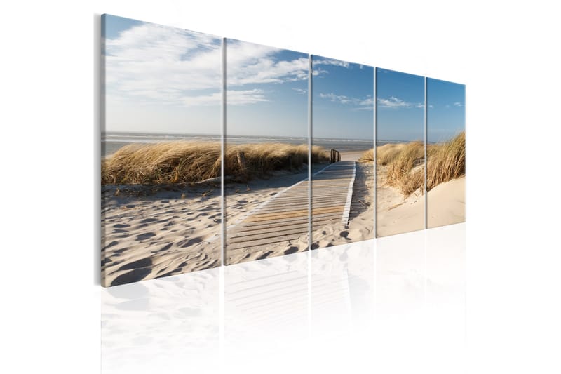 Tavla Holiday At Sea 200X80 Flerfärgad|Vit, Artgeist sp. z o. o.