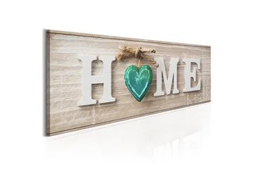 Tavla Home: Blue 120x40 - Artgeist sp. z o. o. - Inredning & dekor - Tavlor & konst - Canvastavla