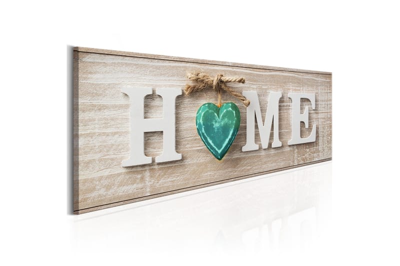 Tavla Home: Blue 120x40 - Artgeist sp. z o. o. - Inredning & dekor - Tavlor & konst - Canvastavla