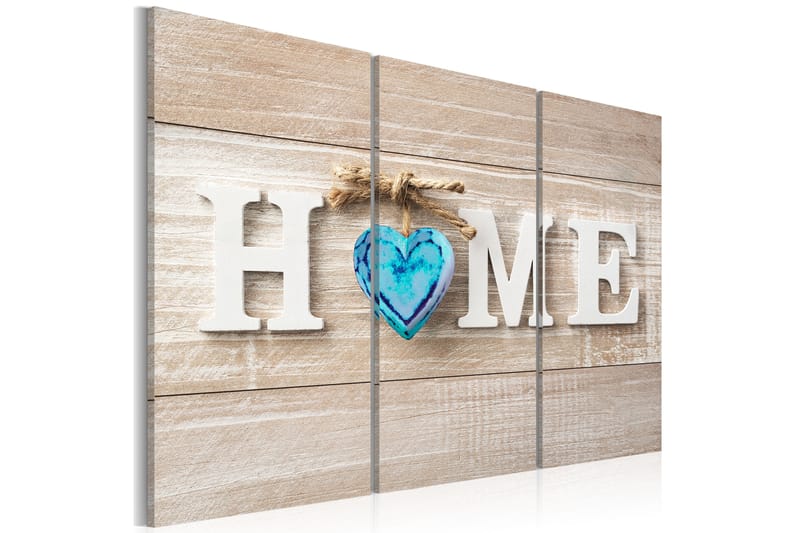 Tavla Home Blue Love 120X80 Beige - Artgeist sp. z o. o. - Inredning & dekor - Tavlor & konst - Canvastavla