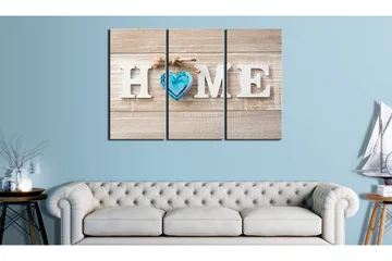 Tavla Home Blue Love 90x60 - Artgeist sp. z o. o. - Inredning & dekor - Tavlor & konst - Canvastavla
