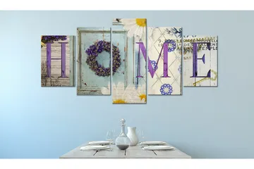 Tavla Home In Pastels 100x50 - Artgeist sp. z o. o. - Inredning & dekor - Tavlor & konst - Canvastavla