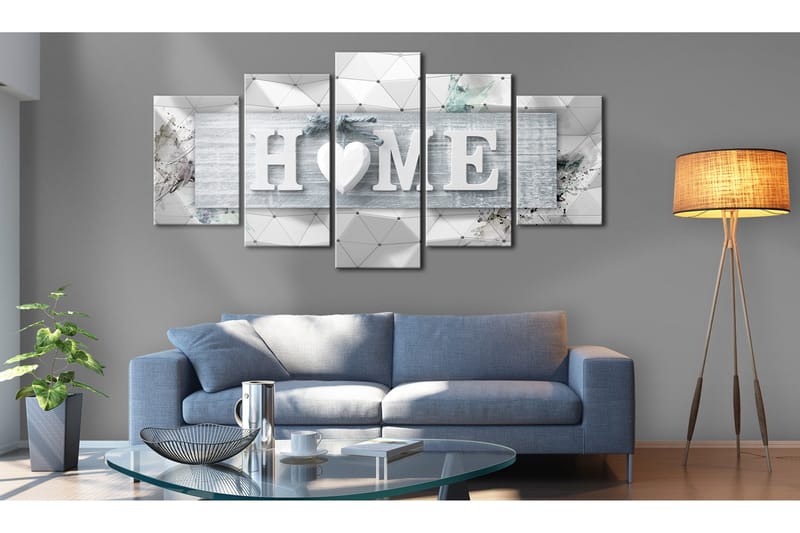 Tavla Home Melody Of Modernity 200x100 - Artgeist sp. z o. o. - Inredning & dekor - Tavlor & konst - Canvastavla