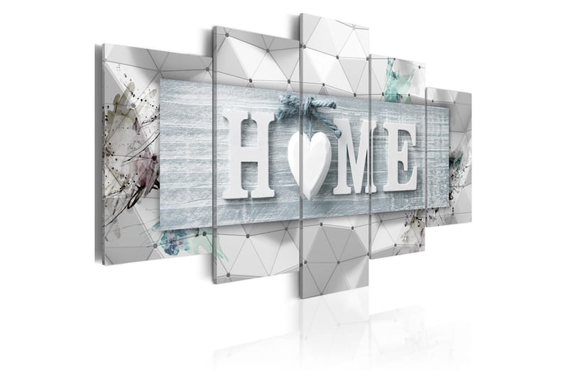 Tavla Home Melody Of Modernity 200X100 Grå|Vit, Artgeist sp. z o. o.