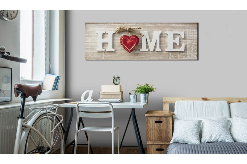 Tavla Home: Red 120x40, Artgeist sp. z o. o.