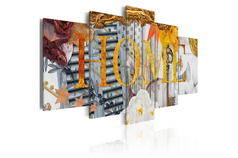 Tavla Home Variety 100X50 Flerfärgad, Artgeist sp. z o. o.