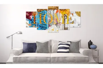 Tavla Home Vintage 200x100 - Artgeist sp. z o. o. - Inredning & dekor - Tavlor & konst - Canvastavla