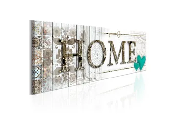 Tavla Home's Imagery 120x40 - Artgeist sp. z o. o. - Inredning & dekor - Tavlor & konst - Canvastavla