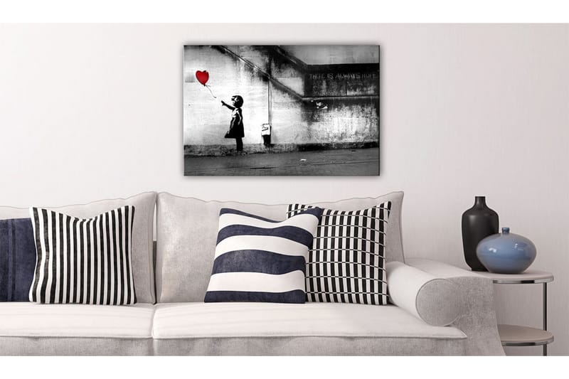 Tavla Hope Banksy 60x40 - Artgeist sp. z o. o. - Inredning & dekor - Tavlor & konst - Canvastavla