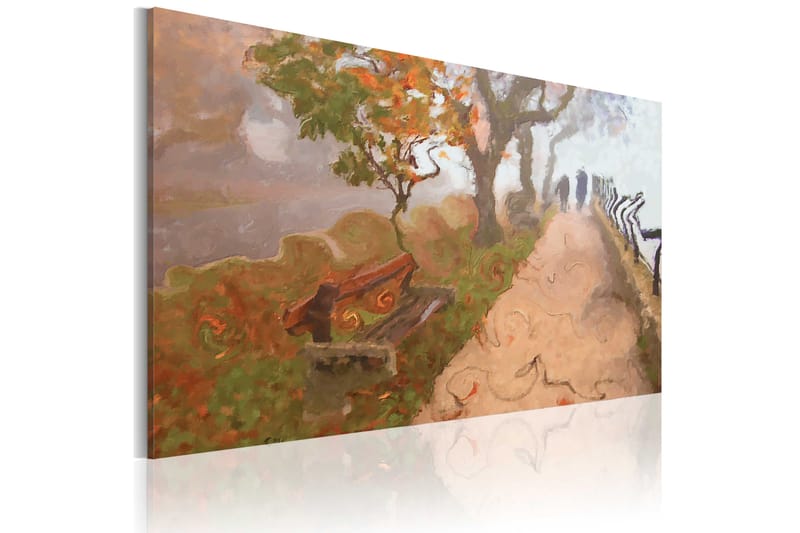 Tavla Höstligt Promenaden 90X60 Flerfärgad - Artgeist sp. z o. o. - Inredning & dekor - Tavlor & konst - Canvastavla