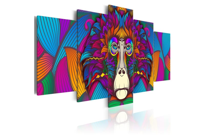 Tavla Hypnosis Of Colours 200X100 Flerfärgad, Artgeist sp. z o. o.