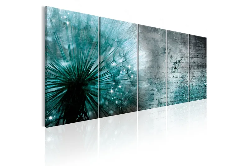 Tavla Ice Dandelion 225x90 - Artgeist sp. z o. o. - Inredning & dekor - Tavlor & konst - Canvastavla
