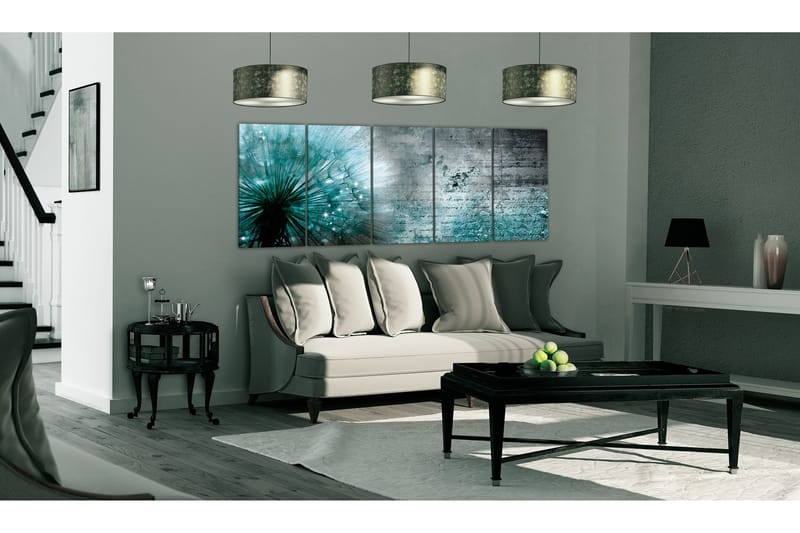 Tavla Ice Dandelion 225x90 - Artgeist sp. z o. o. - Inredning & dekor - Tavlor & konst - Canvastavla