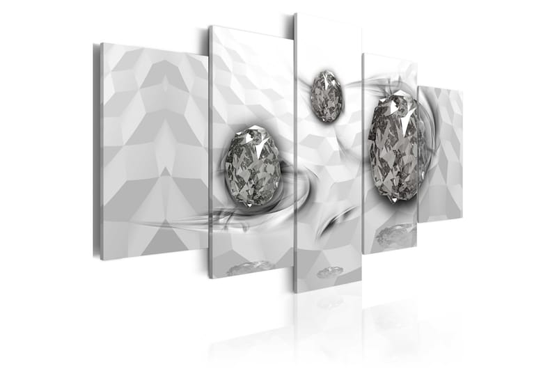 Tavla Immersed Silver 100X50 Vit - Artgeist sp. z o. o. - Inredning & dekor - Tavlor & konst - Canvastavla
