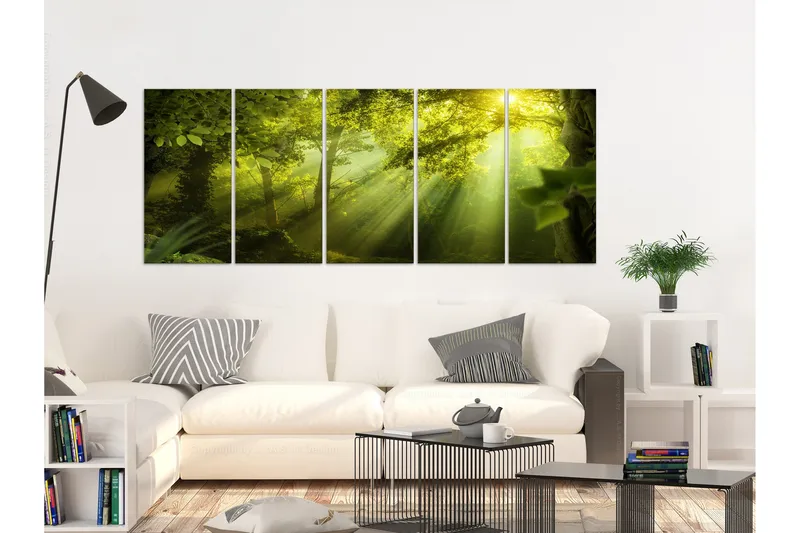 Tavla In The Sunshine 5 Parts Narrow 200x80 - Artgeist sp. z o. o. - Inredning & dekor - Tavlor & konst - Canvastavla