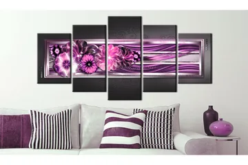 Tavla In Pink Waves 200x100 - Artgeist sp. z o. o. - Inredning & dekor - Tavlor & konst - Canvastavla