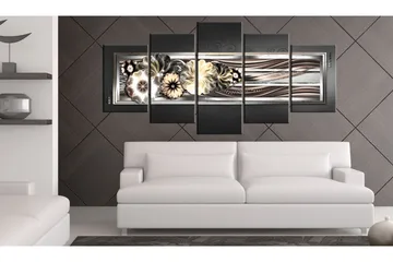 Tavla In Platinum Waves 100x50 - Artgeist sp. z o. o. - Inredning & dekor - Tavlor & konst - Canvastavla