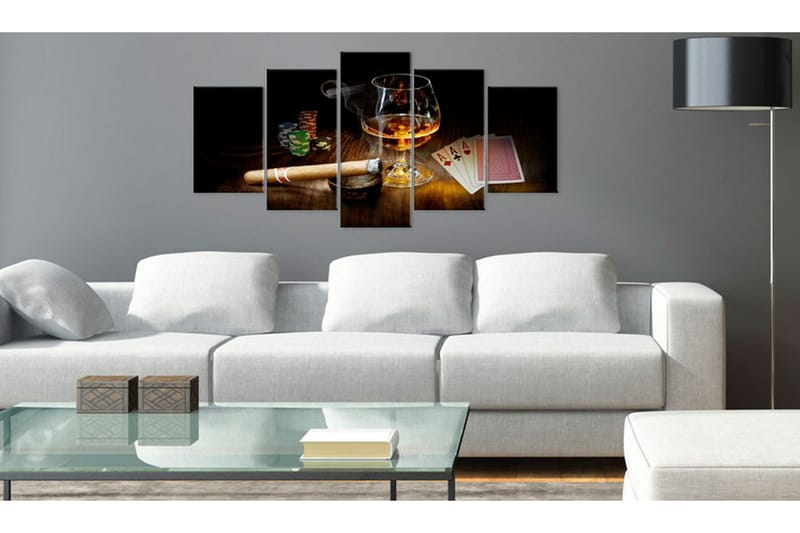 Tavla It'S A Man'S World 200X100 Flerfärgad|Vit - Artgeist sp. z o. o. - Inredning & dekor - Tavlor & konst - Canvastavla