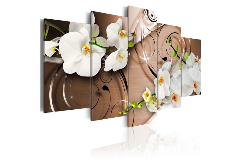 Tavla Ivory Orchids 100x50, Artgeist sp. z o. o.