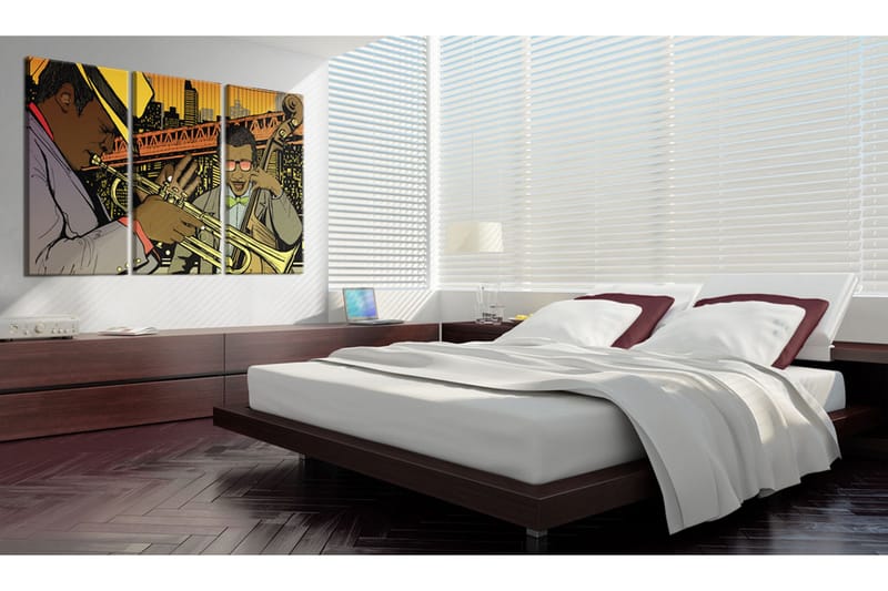 Tavla Jazz musician 90x60 - Artgeist sp. z o. o. - Inredning & dekor - Tavlor & konst - Canvastavla