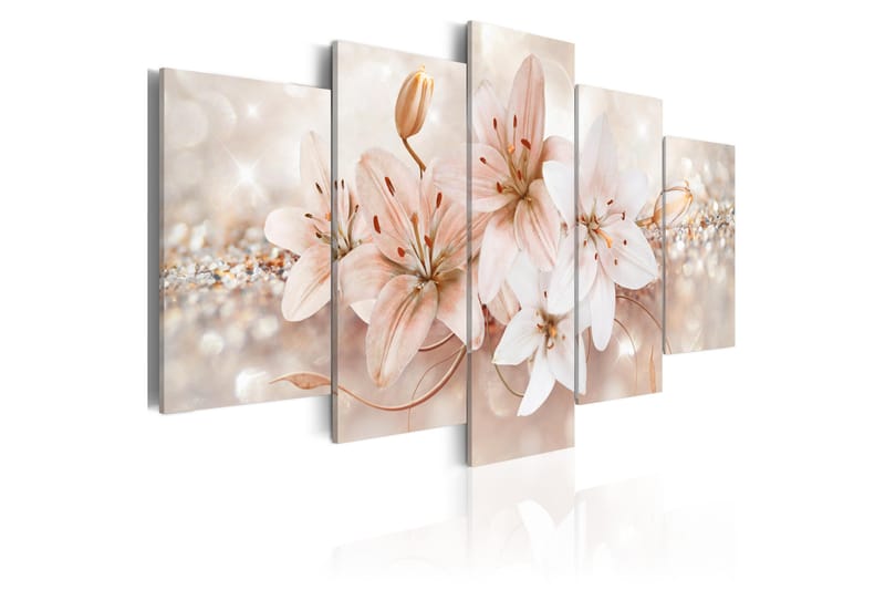 Tavla Jewel Of Innocence 100X50 Rosa|Flerfärgad|Vit, Artgeist sp. z o. o.
