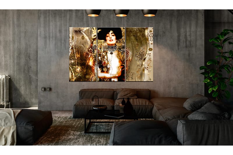 Tavla Judith 3 Parts Green 120X80 Flerfärgad - Artgeist sp. z o. o. - Inredning & dekor - Tavlor & konst - Canvastavla