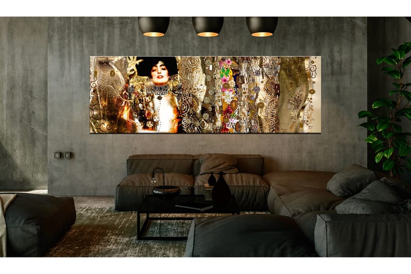 Tavla Judith And Flowers 1 Part Narrow 120x40 cm - Inredning & dekor - Tavlor & konst - Canvastavla