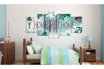 Tavla Key On The Emerald Background 100x50 - Artgeist sp. z o. o. - Inredning & dekor - Tavlor & konst - Canvastavla