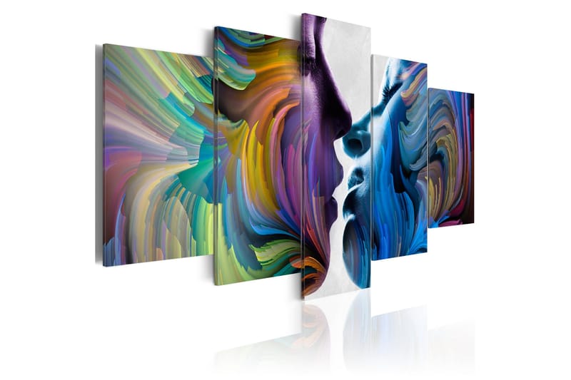 Tavla Kiss Of Colours 100x50, Artgeist sp. z o. o.