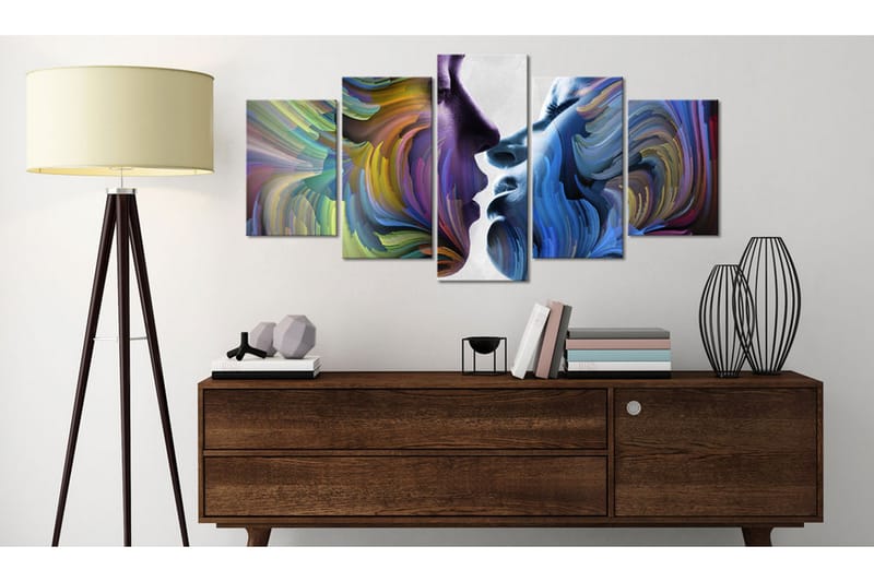 Tavla Kiss Of Colours 200X100 Flerfärgad - Artgeist sp. z o. o. - Inredning & dekor - Tavlor & konst - Canvastavla