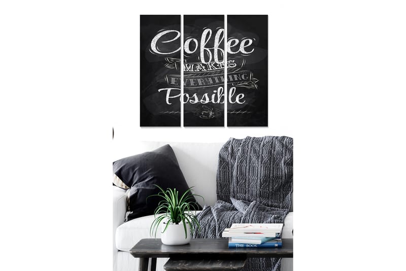 Tavla Kitchen 3-Pack Flerfärgad 20X50 - 20x50 cm - Inredning & dekor - Tavlor & konst - Canvastavla
