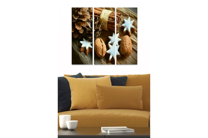 Tavla Kitchen 3-Pack Flerfärgad 20X50 - 20x50 cm - Inredning & dekor - Tavlor & konst - Canvastavla