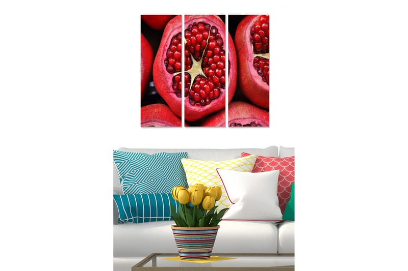 Tavla Kitchen 3-Pack Flerfärgad 20X50 - 20x50 cm - Inredning & dekor - Tavlor & konst - Canvastavla
