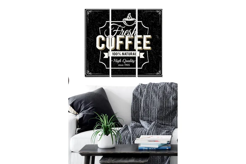 Tavla Kitchen 3-pack Flerfärgad, 20x50 cm