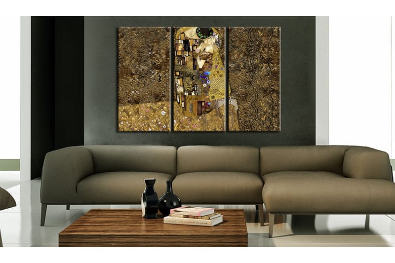 Tavla Klimt Inspiration Kiss 60X40 Flerfärgad - Artgeist sp. z o. o. - Inredning & dekor - Tavlor & konst - Canvastavla