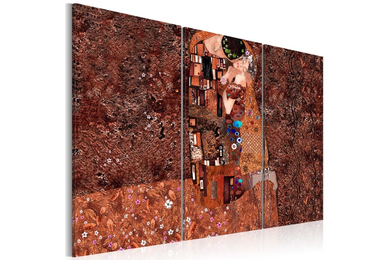 Tavla Klimt Inspiration The Color Of Love 120x80, Artgeist sp. z o. o.